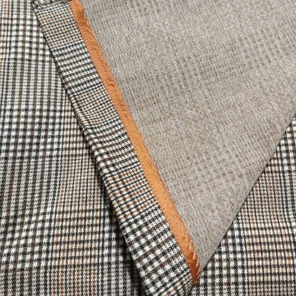 Sanctuary Pencil Skirt Reality Check XL Black White Brown Side Button CareerWear - Picture 7 of 10